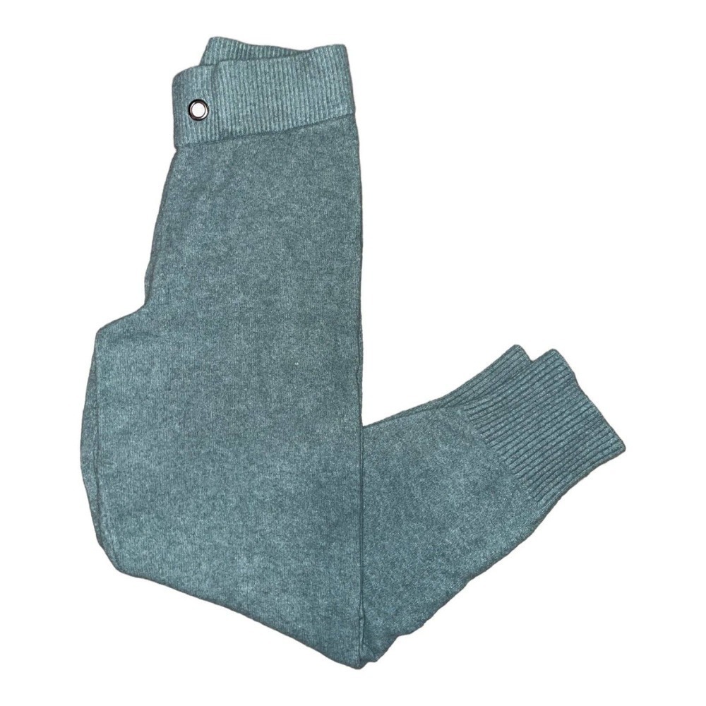 Zara Green Knit Pants Size Small - Picture 3 of 8